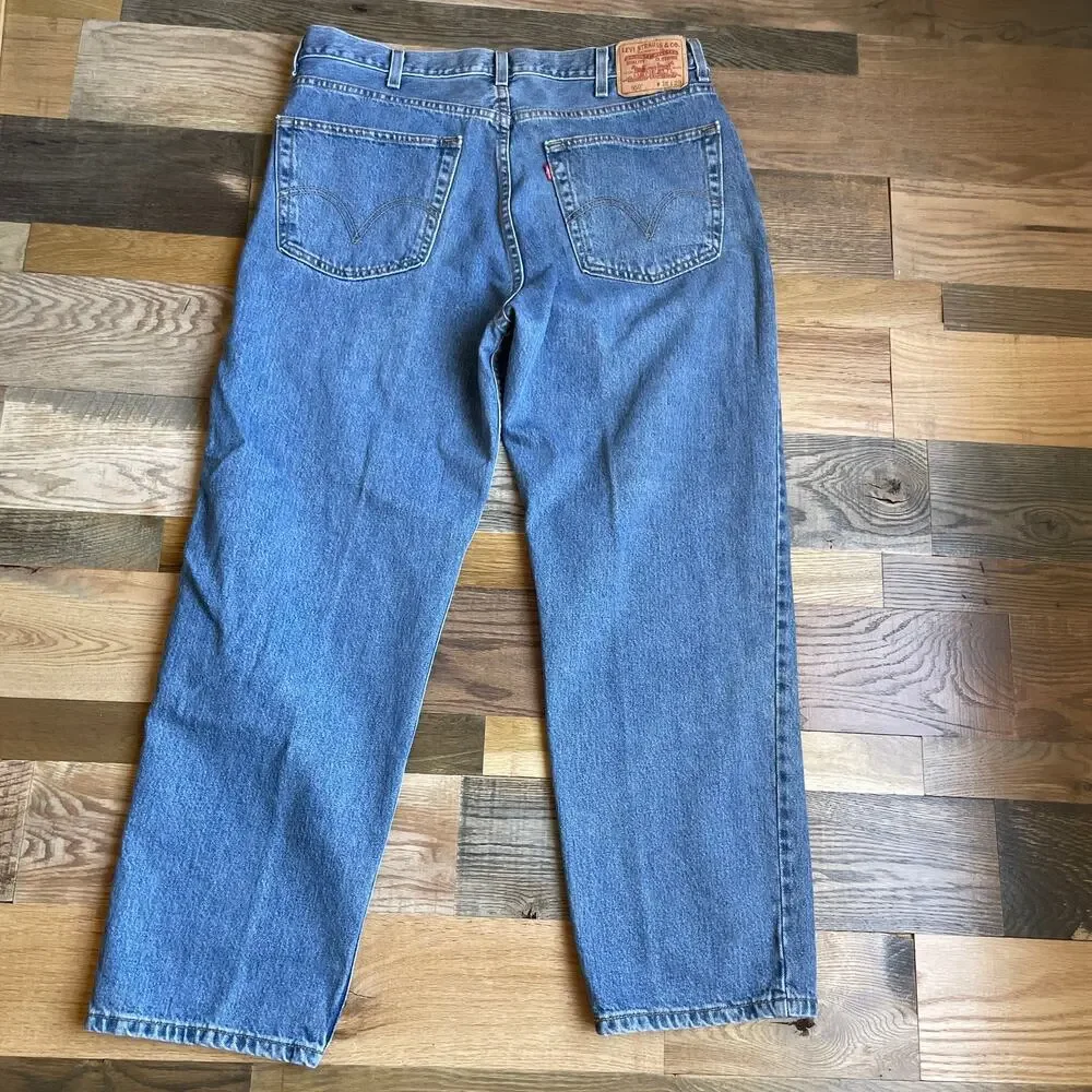 Vintage Y2K Levi's 550 Relaxed Fit Jeans W38 L29 Blue Denim